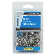 Otter 250g 30 x 2.8mm Stainless Steel Clout Nails