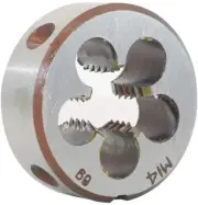 M14 Metric Right Hand Screw Thread Round Die Tool M14×2mm Pitch Gauge Thread