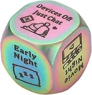 Qianly Date Night Dice Compact for Couples Romantic for Birthday Holiday Honeymoon