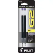 PILOT G2 Purple Gel Ink Refills For Gel Pens Fine Point .7mm 2-Pack Favorite Pen