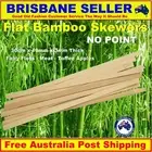 Flat Sticks Bamboo Skewer Stick Fairy Floss Toffee Apples Meat BBQ Ice Cream