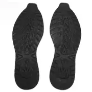 Shoe Bottom Full Sole Repair Cuttable Elasticity Skid Resistance Full Soles Rubber Replacement Diy Repair For Sneaker 41 To 44 Black