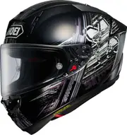 Shoei X-SPR Pro Crosslogo Helmet, black-white, Size L for Men Black White