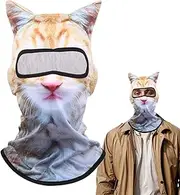 Animal Sun Protection Masque | Skin-Friendly Animal Sunproof Face Cover | Sun Protection Head and Face Covering Full Cover for Fishing Camping