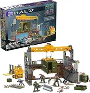 MEGA Halo Infinite Building Toys Set, Floodgate Firefight with 634 Pieces, 4 Micro Action Figures, Poseable Articulation, Accessories, Kids or Adult (Amazon Exclusive)
