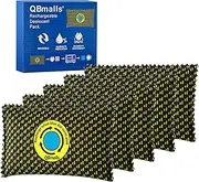 QBmalls 100g Rechargeable Desiccant Pack of 5,Moisture Absorber for Storage,Gun Safes,camper and Cars,Desiccant Dehumidifier for Closets,Drawer,Luggage and Small Spaces