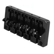 (Black)Bass Bridge Flip Top Micro Adjustable 5 String Bass Bridge Replace BX5