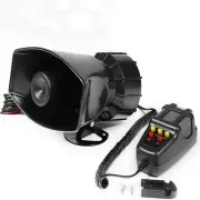 RULLINE 5 Tone Sound Car Siren Vehicle Horn with Mic PA Speaker System Emerge...