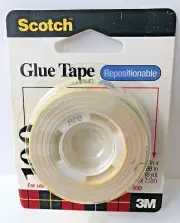 Scotch 3M Repositionable Glue Tape for Tape Dispenser #100 - 6 rolls NEW