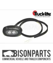 *FITS TRAILER TRUCKLITE 851/01/04 LED CLEAR MARKER LAMP & 0.5M CABLE BP91-054TL