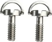 TEHAUX 4 Pcs Camcorder Tripod Stainless Steel Screws Digital Camera Tripod Plate Screw Camera Tripods for All Cameras D Shaft Camera Screw Base Quick Release Plate D Ring D-ring Screw