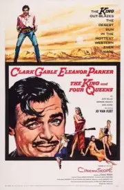 The King And Four Queens poster Clark Gable Clark Gable Sara S- Old Photo