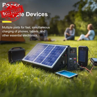 Mini Power Distribution Box 12V DC 50A Battery Socket 2 Anderson 6 USB 3 Cig AU