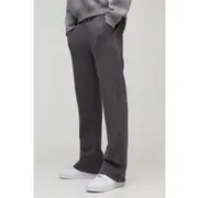 Mens Charcoal Regular Fit Gusset Jogger