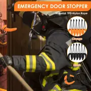 6Pcs First Responder Door Stops Portable Police Door Jam with Nylon Cord paQQz