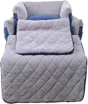SUPVOX Square Dog Sofa Bed Puppy Dog Sun Lounger Dog Cot Blanket Pet Dog Seat Cover Cots Outdoor Dog Kennel Dog Car Seat Dog Bed Washable Dog Bed Dog Kennel Indoor Small Dog Bed Blue
