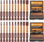 20-Piece Hex Head Allen Wrench Drill Bit Set, Metric & SAE, Magnetic Tips