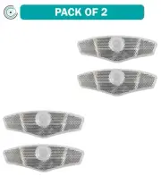 Pack of 2 Sunlite Wheel Reflector Set Short White