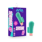 Aria Sensual AF - Powerful 10-Function Rumble Tech Silicone Vibrator for Couples