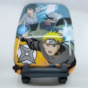 Naruto Kids 18-Inch Collapsible Wheeled Carry-On Luggage Suitcase Bag Backpack