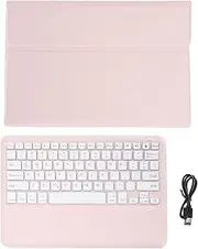 Keyboard Case Tab P12 12.7 Inch Tablet 2023 Magnetic Removable Keyboard Adjustable Angle TPU Stand Cover Black for Versatile Tablet Use (Roseate)