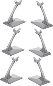 Angoily 6pcs Detachable Aircraft Model Display Stand Plastic Holder for Airplane Models Building Blocks and Collectibles Stable Lightweight Design for Elegant Presentation
