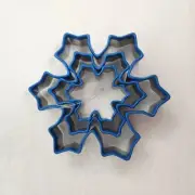 Snowflake Cookie Cutter Metal Three-piece