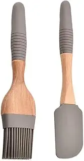 BESPORTBLE Set of 5 Silicone Baking Tools Scraper Brush BBQ Brush Easy Clean for Kitchen BBQ