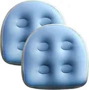 Hot Tub Seat Inflatable Hot Tub Seat Hot Tub Booster Seat Hot Tub Seats for Inflatable Hot Tub 2Pcs Inflatable Booster Seat 18.5x14.6x5.9'' Spa & Back Support Inflatable Hot Tub Seat with Suction Cup
