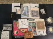 HWH Silver 925 Wings Pendant, 3 Scarfs, Crystal Merkaba Plus More Bethea Jenner