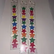 3 NEW Back to Class Multicolor Classroom Border 2.25 in x 18 in 12 Pc Each Stars
