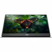 AOC 16E10 - 15.6 inch Portable Monitor, LED, FHD, 2xUSB-C, Mini-HDMI, 3 Year