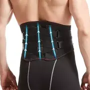 Back Brace for Men Lower Back, Lumbar Support Belt with Adjustable Lower (XL)