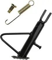 ATV Motorbike Universal Adjustable Kickstand Side Stand Holder Parking Rack Support Foot Scooter E-Bike Sidestand Holder(14cm)