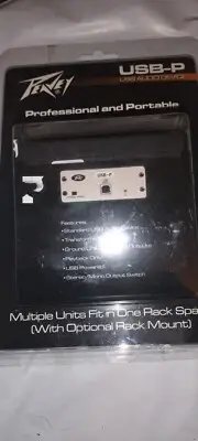 Peavey Usb-p Professional and Portable USB Audio Device