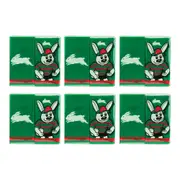 24pc NRL Soft & Absorbent Pocket Size Travel Portable Tissues Rabbitohs Mascot