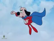 UNDERDOG TV Cartoon Sericel Animation Art Cel 11" x 14"