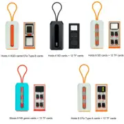 Memory Card TF SD Card Organizer Case CFeType-A/B NS Game Storage Card Holder