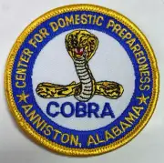 3" Center For Domestic Preparedness COBRA Anniston Alabama FEMA Patch T8