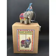 Penny McAllister Folk Art Circus Elephant Ornament