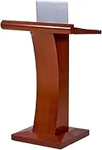 Church Pulpit Wood Laptop Desk Tilted Podium Desk Pulpit Pulpits Mobile Lecterns for Meeting Churches Auditorium Modern Reception Desk Presentation Stand