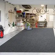 Oil Spill Mat, 7.4 x 8.4 Ft, Premium Absorbent Oil Pad. Contains Liquids, Protects Garage Floor from Spills, Drips, Splashes and Stains. Washable, Reusable, Waterproof Rubber Parking Mats