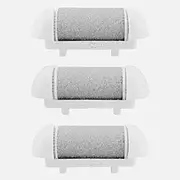 Electric Callus Remover Refill, Perfect Refill 3 Same Rough Replacement Rollers Professional Feet Care Grinding Heads Pack of 3 (Grey)