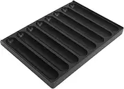 Sausage Tray 8 Grids Sausage Grilling Pan Stick Thickened Aluminum Plate Safe Hot Dog Tray for Home