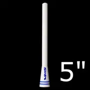 FITS 07-20 CHEVY SILVERADO TAHOE WHITE SPC STYLE STUBBY SHORT ANTENNA AM FM