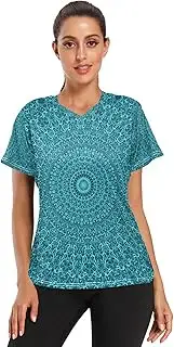 [Caihoyu] Asian Women Running Shirts Lightweight Workout Tops Yoga T Shirts Short Sleeve Tee Top for Indoor Outdoor S-3XL