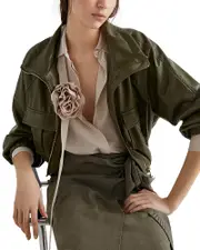 Marella Loretta Faux Leather Jacket