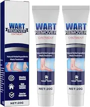 2Pcs Skin Deluxe Wart Removal Ointment, WartsOff Instant Blemish Removal Cream,Instant Wart Removal Gel,Herbal Wart & Mole Vanish Skin Tag Remover for All Skin Types