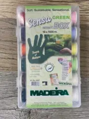Madeira Sensa Green Smart Box Embroidery 24 Thread Box (1000M) Spools