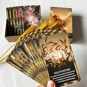 Tzxamsez Career Oracle Cards Deck, Money and Life Oracle Cards, Oracle Decks Help You Achieve Financial Goals As Well As Life Goals and Career Ambitions., Colourful